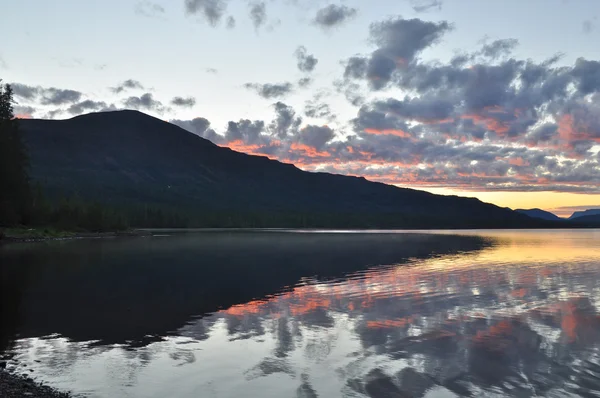 Sunrise over the lake. Stock Picture