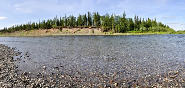Panorama der Flusslandschaft. — Stockfoto