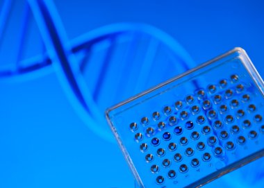 Dna testi laboratuvarda. 