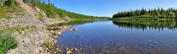 Панорама, вид на реку Урал . — стоковое фото