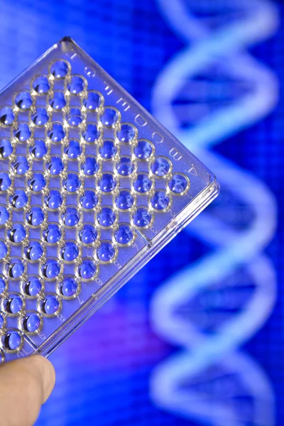 ДНК-тестування в генетичних лабораторіях . — стокове фото