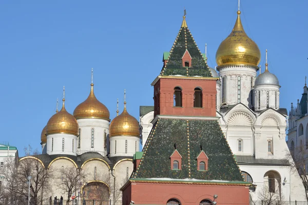 W kościołach Kremla. — Zdjęcie stockowe