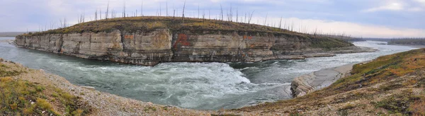 Панорама швидкості в скелястому каньйоні . — стокове фото