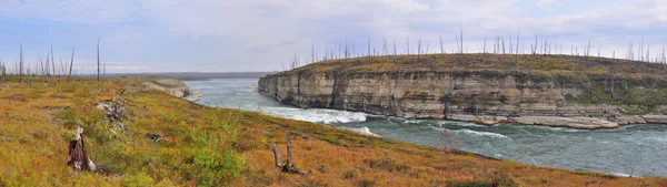 Панорама швидкості в скелястому каньйоні . — стокове фото