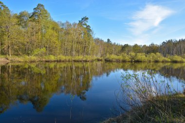 Mayıs günü Nehri üzerinde. 