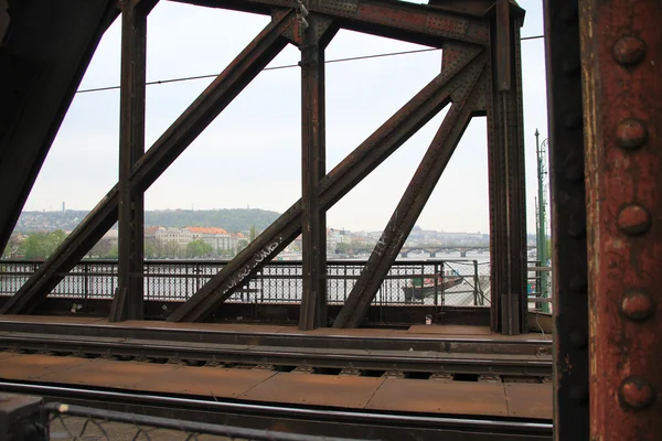 Brücke über die Moldau, Prag. — Stockfoto