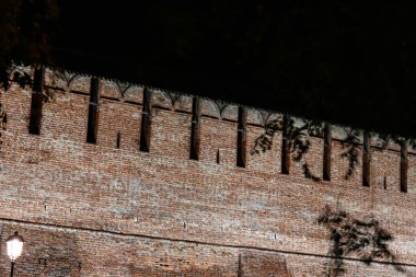 Kremlin, Kolomna 'da. Moskova bölgesinin doğusundaki Kolomna kasabasındaki 16. yüzyıldan kalma bir kalenin kalıntıları..