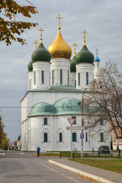 科洛姆纳的圣殿科洛姆纳历史上的东正教大教堂 离莫斯科不远 — 图库照片