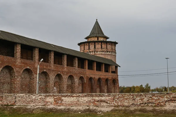 Kremlin Kolomna Restos Uma Fortaleza Século Xvi Cidade Kolomna Leste — Fotografia de Stock