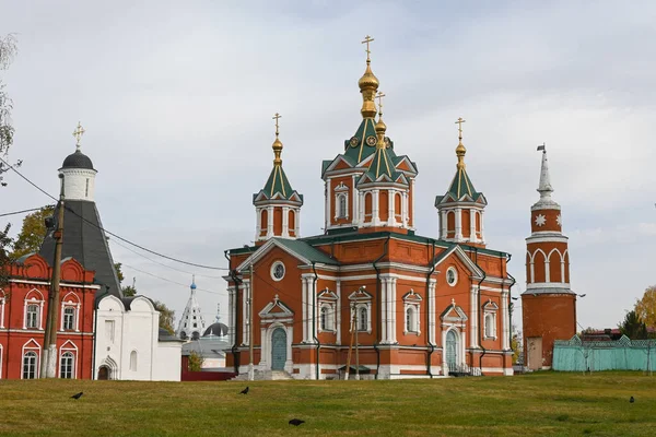 Templo Kolomna Catedral Ortodoxa Parte Histórica Kolomna Não Muito Longe — Fotografia de Stock