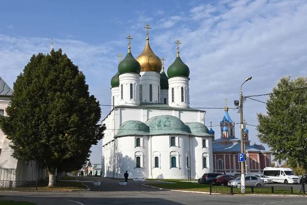 Temple Kolomna Cathédrale Orthodoxe Dans Partie Historique Kolomna Non Loin — Photo