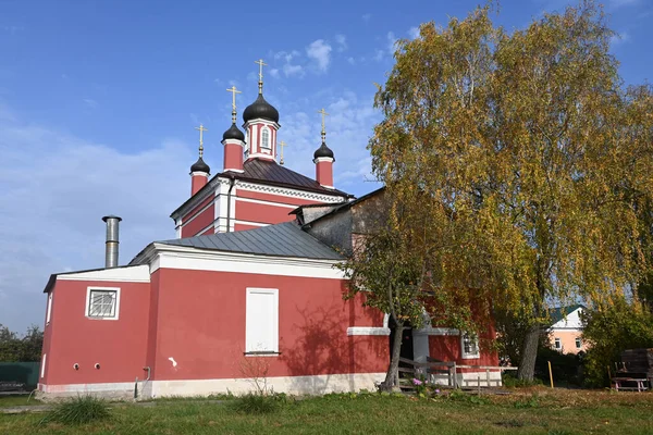 Świątynia Kolomnie Katedra Prawosławna Historycznej Części Kolomny Niedaleko Moskwy — Zdjęcie stockowe