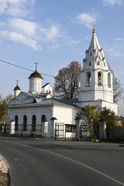 Temples Dans Partie Historique Ville Kolomna Églises Orthodoxes Est Région — Photo