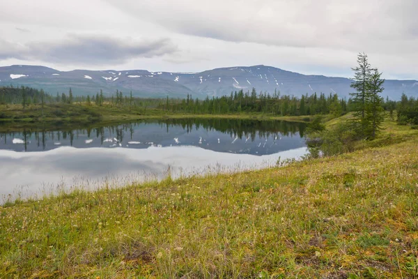Altopiano Putorana Paesaggio Una Regione Inaccessibile Nel Nord Della Siberia — Foto Stock