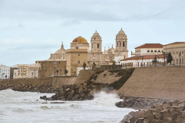 Embankment Cadiz View Spanish City Atlantic Coast — Stock Photo, Image