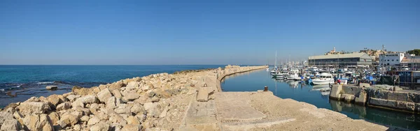 Harbor Old City Jaffa Panorama Historical Part City Vicinity Tel — Stock Photo, Image