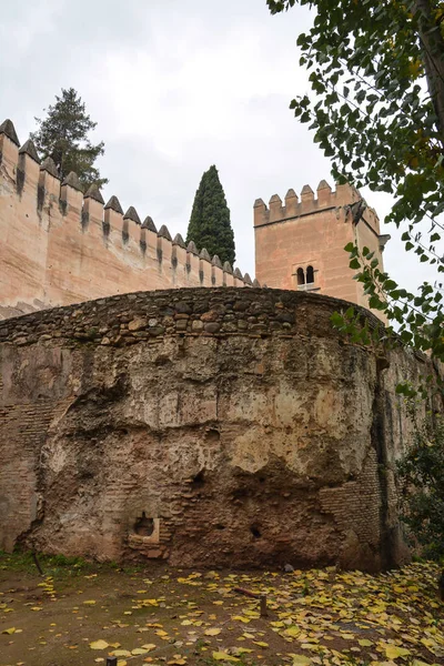 Alhambra Granadzie Kompleks Pałacowy Granadzie Hiszpańskie Miasto Prowincji Andaluzja — Zdjęcie stockowe