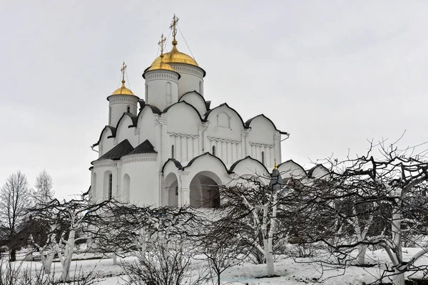 Православная Церковь Суздале Золотое Кольцо России Ранняя Весна — стоковое фото
