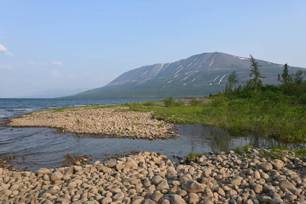 Putorana Hochebene Bergkiste Glubokoe See Wasserlandschaft Norden Des Gebiets Krasnojarsk — Stockfoto