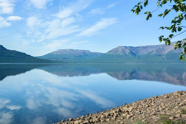Горное Озеро Плато Путорана Водный Ландшафт Регионе Активного Туризма России — стоковое фото