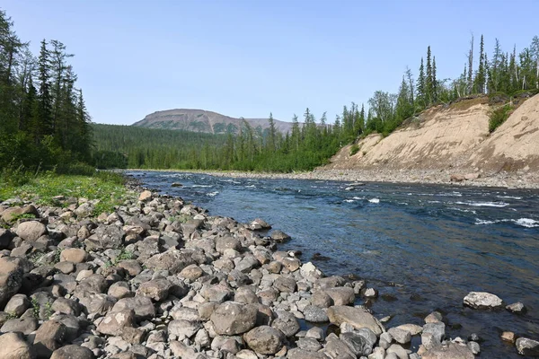 Nakta River Putorana Plateau Mountain River North Eastern Siberia — Stock Photo, Image