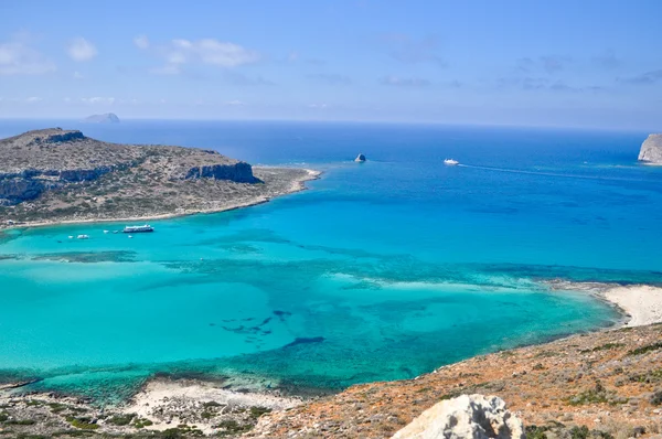 Merimaisema Kreikan saaren rannikko . — kuvapankkivalokuva