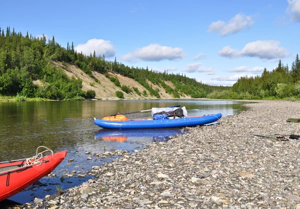 Kayak tourists. — Stock Photo, Image