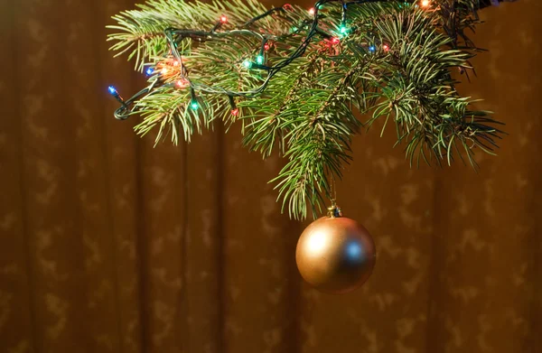 De decoratie van kerstbomen. — Stockfoto