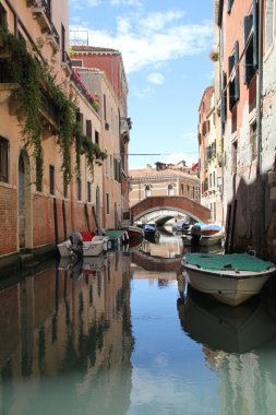Venedik 'te Kanal. 