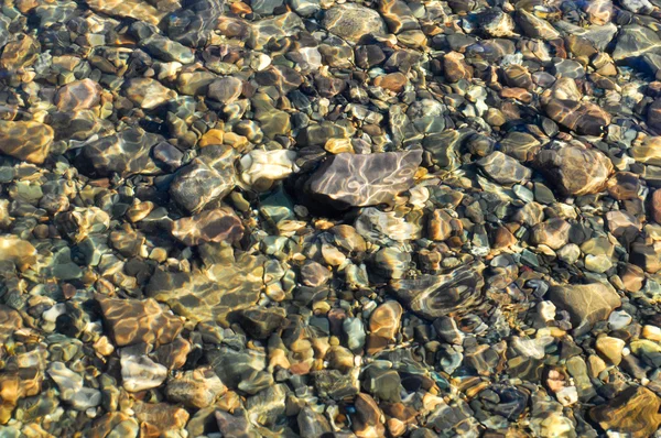 Background of river pebbles. — Stock Photo, Image