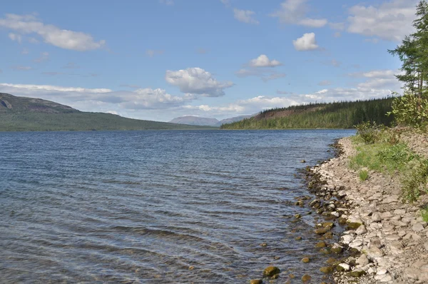Ufer der Seen auf dem Putorana-Plateau. — Stockfoto