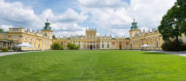 Royal Palace Wilanow in Warsaw, Poland clipart