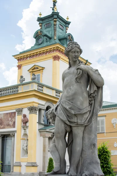 Palacio Real de Wilanow en Varsovia, Polonia — Foto de Stock