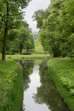 Łazienki bahçeleri ile Belweder Palace, Varşova, Polonya