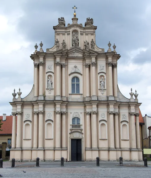 Warszawa - 16 maja 2016: Kościół Wniebowzięcia Najświętszej Maryi Panny i Świętego Józefa (karmelici) w Warszawie. — Zdjęcie stockowe