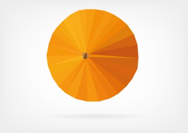 Düşük Poli turuncu