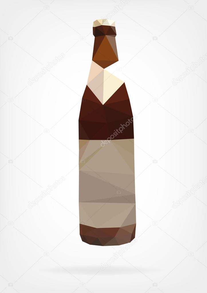 Low Poly Beer Bottle