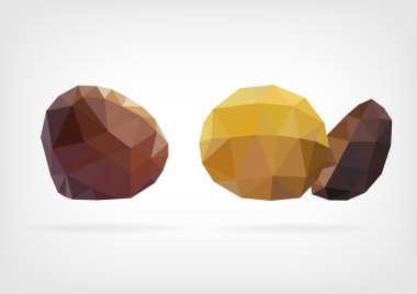 Düşük Poli tatlı kestane