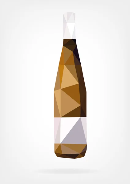 Пляшки вина з низьким вмістом поліетилену — стоковий вектор