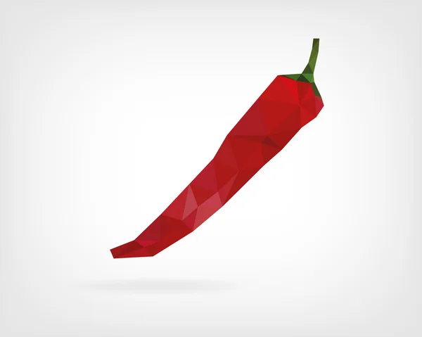 Χαμηλή πολυ πιπέρι καγιέν — Διανυσματικό Αρχείο