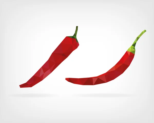 Χαμηλή πολυ πιπέρι καγιέν — Διανυσματικό Αρχείο