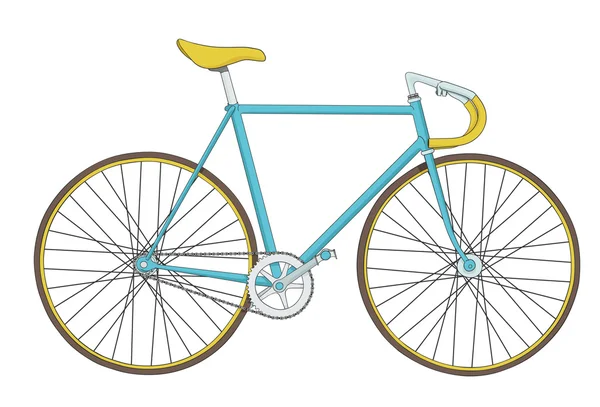 Vintage cykel illustration — Stock vektor