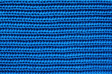 Mavi pamuklu kazak desen klasik doku