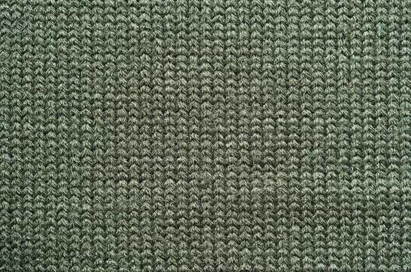 Camisola de lã verde azeitona textura padrão — Fotografia de Stock