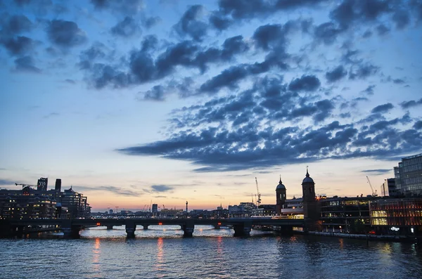 London kvällen stadsbild — Stockfoto