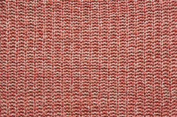 Red orange knitted sweater texture background.  Space for copy, text, lettering. — Zdjęcie stockowe