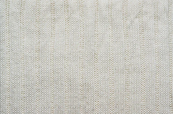 White knitted sweater texture background. Space for copy, text, lettering. — Stockfoto