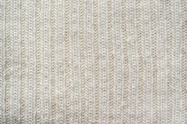 White knitted sweater texture background. Space for copy, text, lettering. — Stockfoto