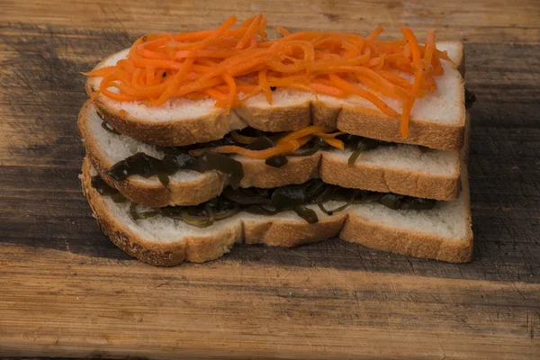 Vegetarian sandwich — Stock Photo, Image