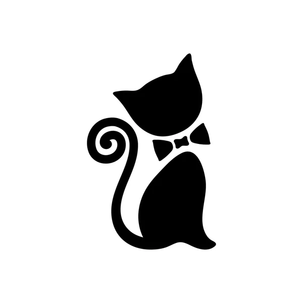 o logotipo do gato preto é adequado para logotipos de lojas de comida de  gato, jogos, aplicativos e outros 12897516 Vetor no Vecteezy